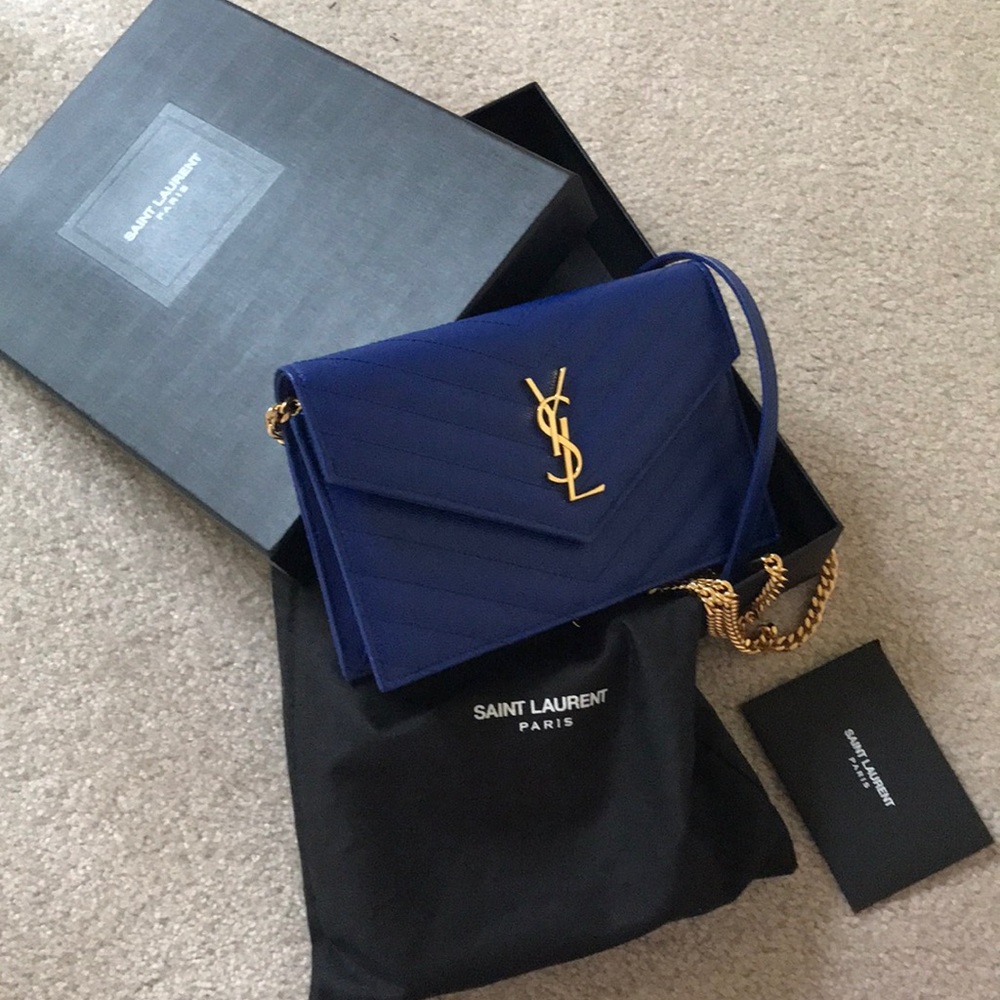 SOLD!!! Brand new with box YSL matelasse chain bag